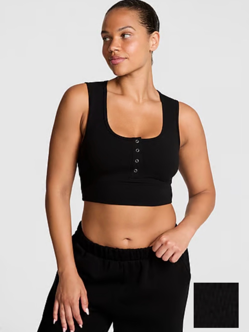 PINK Victoria's Secret Cotton Henley
Scoop Bra